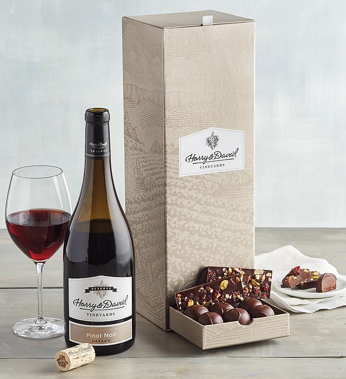 Reserve Pinot Noir and Artisan Belgian Chocolate
